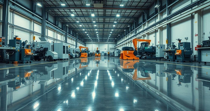 Piso Industrial de Concreto Polido: Vantagens e Aplicações