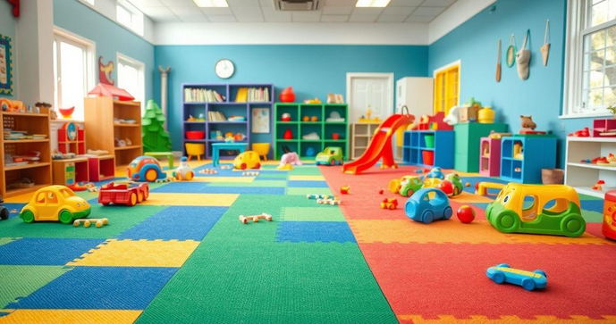 Piso emborrachado infantil: o que considerar na escolha ideal
