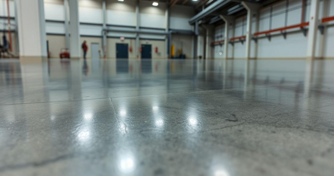 Piso industrial de concreto polido e suas vantagens para o seu negócio