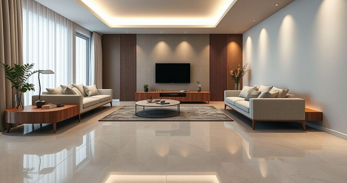 Piso elevado porcelanato transforma ambientes com elegância e praticidade