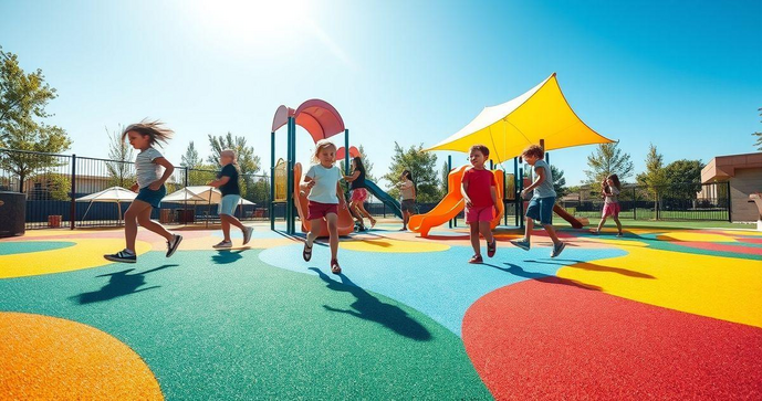 Piso emborrachado infantil é a escolha ideal para segurança e conforto nas brincadeiras das crianças